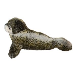 Vintage Large Spotted Seal Stuffed Animal Realistic Plush